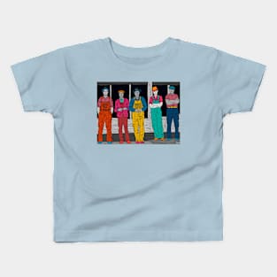 MEN IN HATS Kids T-Shirt